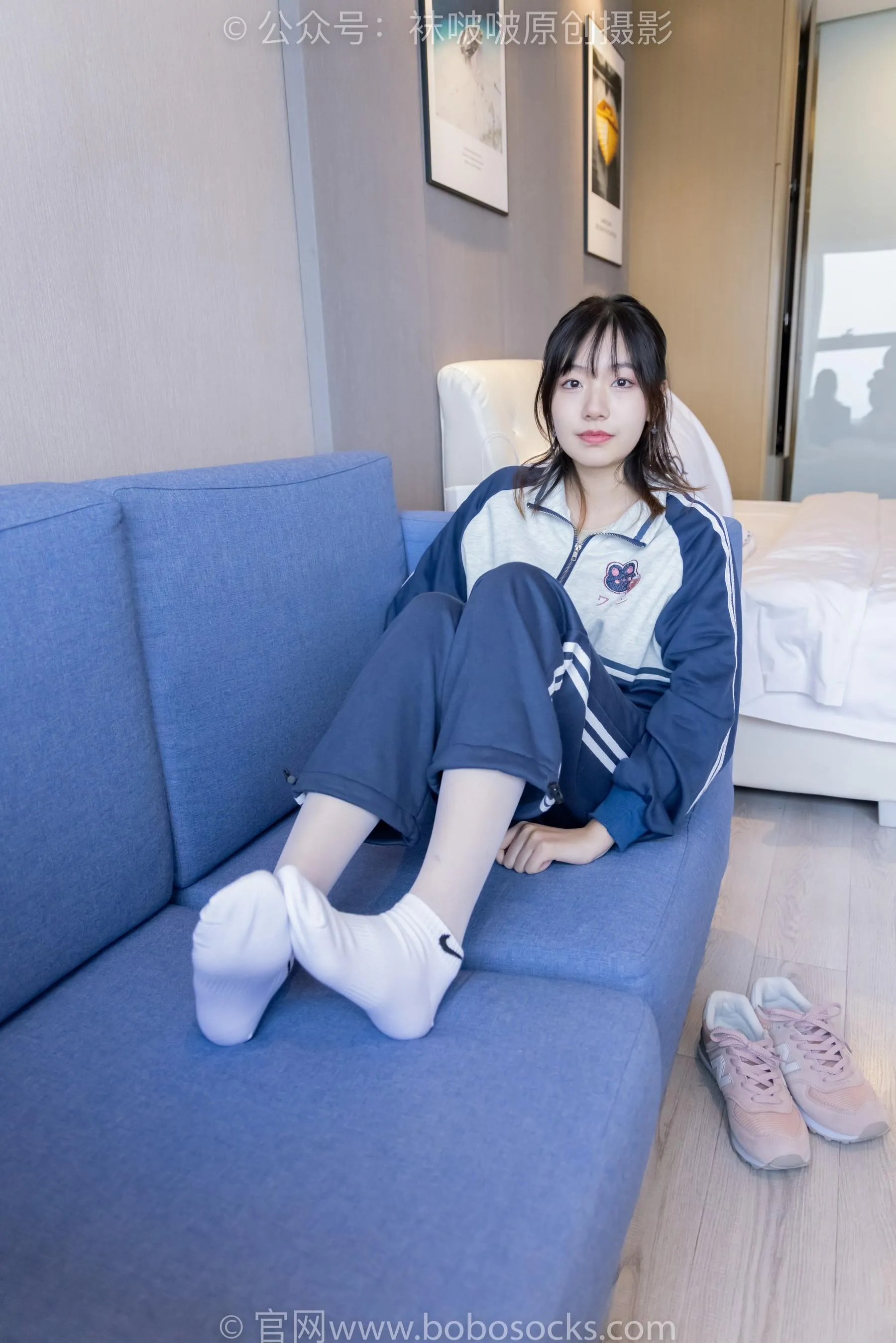 [BoBoSocks袜啵啵]NO.226 小甜豆-运动鞋、白棉袜、白丝 [87P]插图4